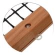Plasa nivelat zgura Wooden Drag Net cu lemn, varianta 2, 2 straturi