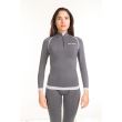 Bluza dama maneca lunga 1/4 zip bourgogne M