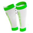 Jambiere compresie Compressport R2 US-Racket, alb