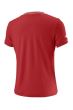Tricou Wilson Team V-Neck, fete, rosu