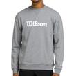 M TEAM SCRIPT CREWNECK MED GRAY HTHR L
