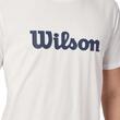 M TEAM GRAPHIC TEE BR WHITE SCRIPT L