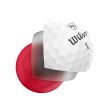 Set mingi golf Wilson Staff TRIAD , albe, 12 bucati