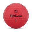 Set mingi golf Wilson Duo Soft rosii 12 bucati