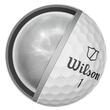 Set 12 mingi golf Wilson STAFF albe pentru proferionisti