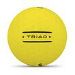 Set mingi golf Wilson Staff TRIAD 2025, galbene, 12 bucati