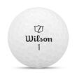 Set mingi golf Wilson DUO Soft albe TRK360 rosu, 12 bucati