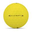 Set mingi golf Wilson DUO Soft 2025 galbene 12 bucati