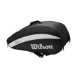 Geanta Wilson Roger Federer Team, unisex, 12 rachete, negru