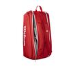 Geanta tenis Wilson SUPER TOUR RED 9PK 2025