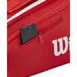 Geanta tenis Wilson SUPER TOUR RED 9PK 2025