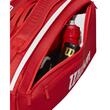 Geanta tenis Wilson SUPER TOUR RED 9PK 2025