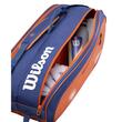 Geanta tenis Wilson Roland Garros 2026 TEAM 6PK RACKET BAG C