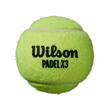 Set 3 mingi padel Wilson X3 Speed galbene