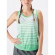 Maiou Wilson Team Striped Tank, femei, alb/verde