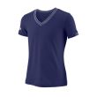Tricou Wilson Team V-Neck, fete, albastru