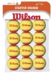 Set mingi tenis Wilson Starter Orange Tball, 12 bucati