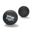 Minge squash Wilson Staff punct rosu jucatori intermediari