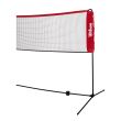 Fileu tenis multifunctional Wilson 3.21 m, negru/rosu