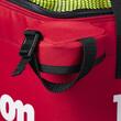 Cos de antrenament portabil WILSON, rosu, capacitate 150 mingi