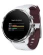 Ceas sport Suunto 7 White Burgundy, unisex, alb/visiniu