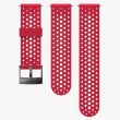 Curea ceas Suunto 24 ATH1 silicone Red/Grey marime S+M