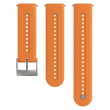 Curea ceas Suunto 24 ATH7 silicone granite orange marime S+M