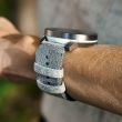 Curea ceas Suunto 22 URB5 microfibra stone gray marime M