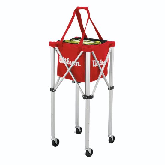 Cart de tenis Wilson 150 mingi, rosu