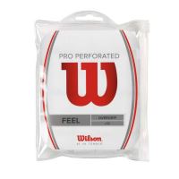 Overgrip Pro Wilson Perforated, 12buc/set, alb