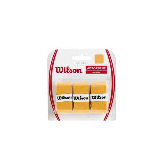 Set 3 bucati overgrip Wilson PRO Soft, portocaliu