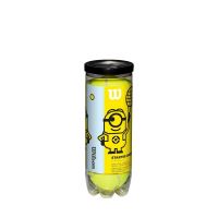 Set mingi tenis pentru copii Wilson MINIONS, punct verde, 3 bucati