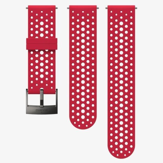 Curea ceas Suunto 24 ATH1 silicone Red/Grey marime S+M