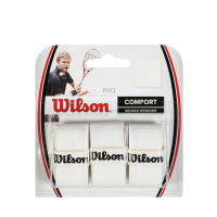 Set 3 overgrip Wilson PRO squash alb