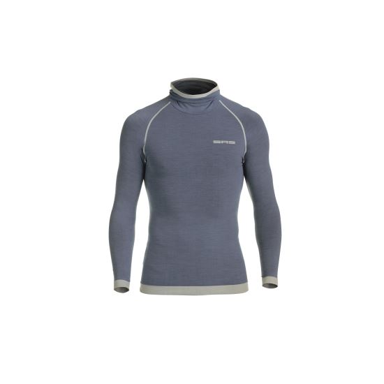Bluza barbat maneca lunga c/cappuccio grigio medio L