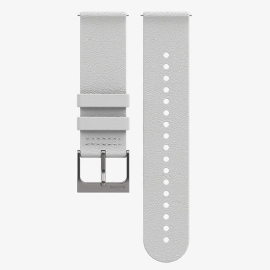 Curea ceas Suunto 22 URB6 piele birch white marime M