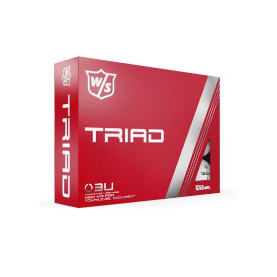 Set mingi golf Wilson Staff TRIAD , albe, 12 bucati