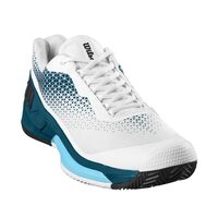 Pantof  tenis barbati Wilson Rush Pro 4.0 Clay Wh/Blue Coral/Blu