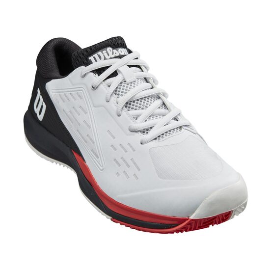 Pantof  tenis barbati Wilson Rush Pro 4.0 Clay Wh/Baton Roug/Sa