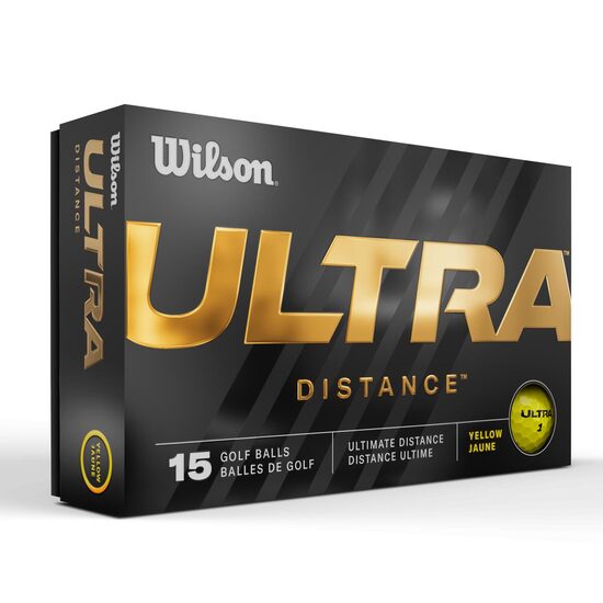 Set mingi golf Wilson ULTRA galbene 15 bucati