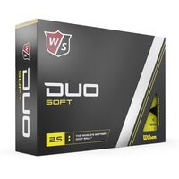Set mingi golf Wilson Duo Soft galbene 12 bucati