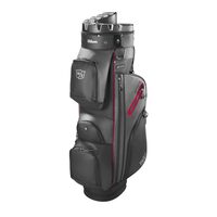 Geanta golf impermeabila Wilson Staff I-LOCK DRY cart, 10"x9", black/red