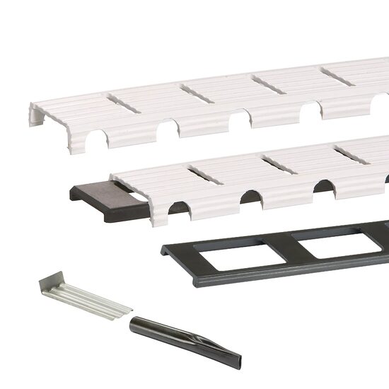 Set linii tenis SPEZIALA 1 PLUS, alb, lățime 40/40/50 mm, complet