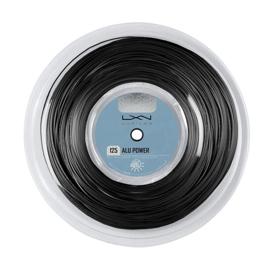 Rola racordaj Luxilon ALU POWER 125, 200M, negru