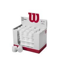 Cutie cu 60 bucati overgrip Wilson PRO PERFORATED, albe
