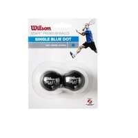 Set 2 mingi squash Wilson Staff punct albastru jucatori incepatori