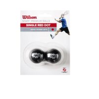 Set 2 mingi squash Wilson Staff punct rosu jucatori intermediari