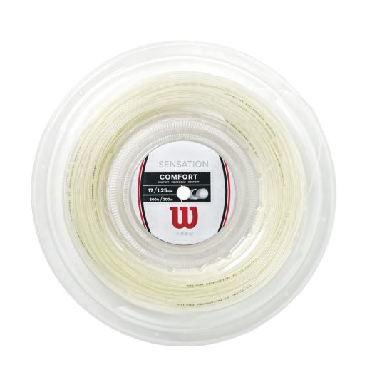 Rola racordaj Wilson Sensation Comfort 17, 200M, crem