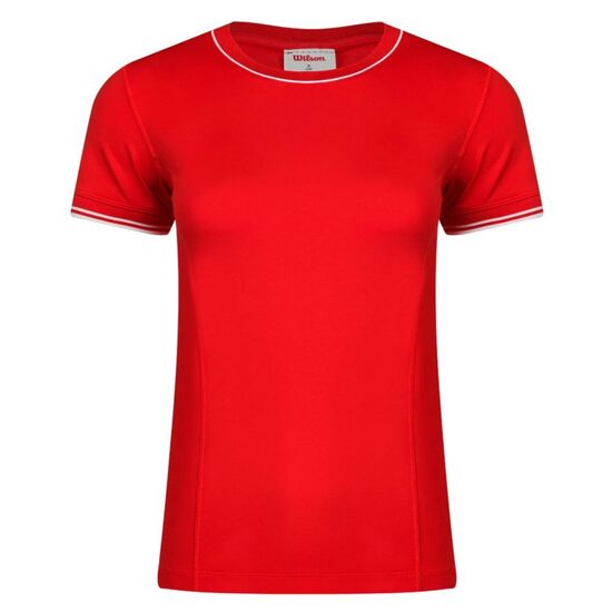 Tricou dama fara cusaturi Wilson TEAM TEE Infrared