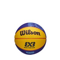 Minge baschet WILSON Mini FIBA 3x3 Paris 2024, cauciuc marime 3